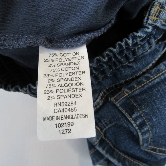 The Children's Place Denim Skort Toddler Girl's Size 4T Snap Button Closure - Picture 5 of 7